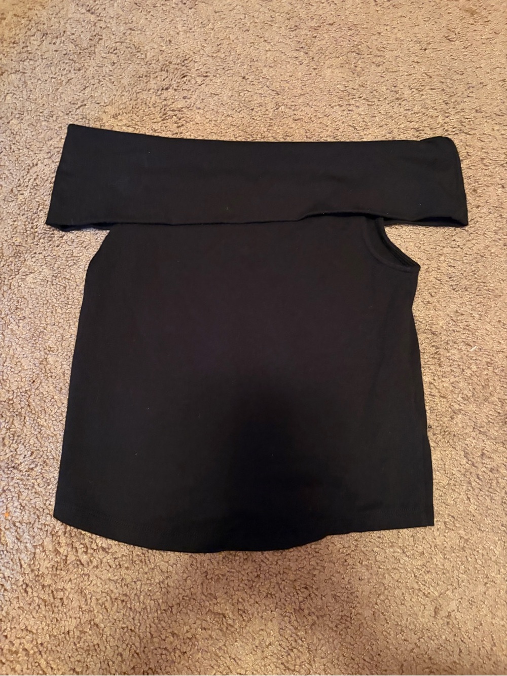aerie women’s off the shoulder black top